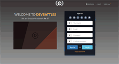 Desktop Screenshot of devbattles.com